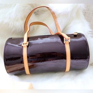 LV Papillon bag, Burgundy, New